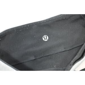 Lululemon Leggings Black Reversible Athletic Yoga Sweat Capri Pants Womens Sz 4